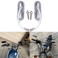 Chrome Motorcycle Mini Oval