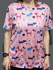  Dog Grooming Tunic Women Top Workwear Pet Clothes poodle