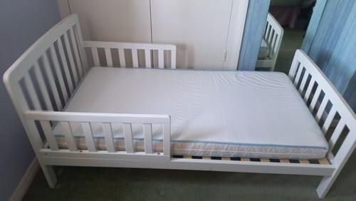 Toddler bed with mattress - toddler,