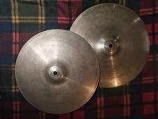 Zyn 5 star hi hat cymbals top 890g bottom 1043g approx