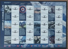 LS74 SMILERS SHEET, 70TH ANNIVERSARY OF THE BATTLE OF BRITAIN. 20 X 1st CLASS