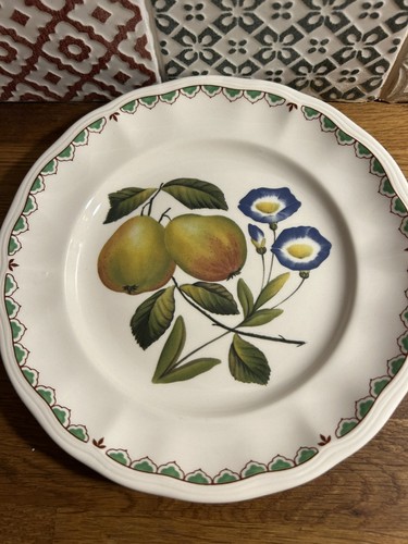 Pear floral tea - pear, plate