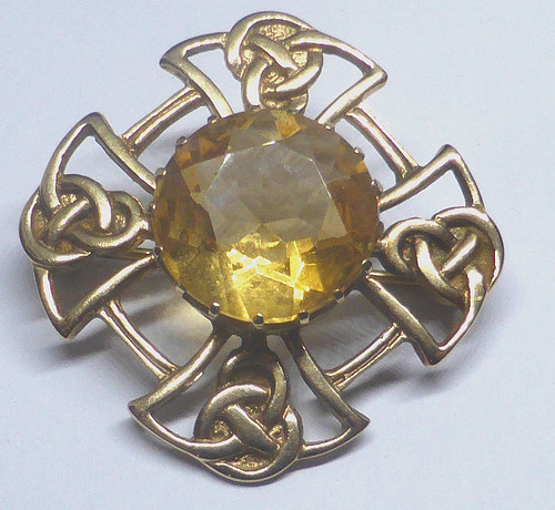 Vintage 9ct gold celtic - vintage,