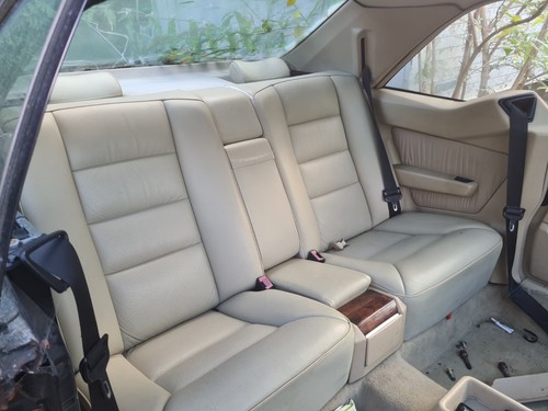 W124 coup coupe rear - w124, seat