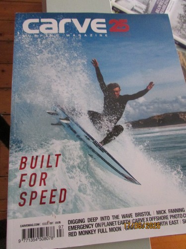 Carve surfing magazine 25th - carve,
