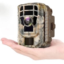 VOOPEAK Mini Wildlife Camera 20MP 1080P 120°Wide-Angle Infrared 2.0'' Color LCD 