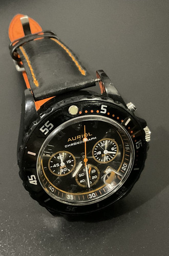 Auriol chronograph wristwatch - auriol,