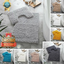 2 Piece Bath Mat Soft Ultra