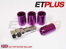 4 x Purple Tuner Locking Nuts