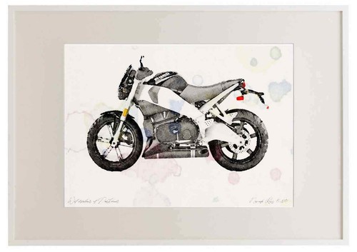 Photo frame buell - frame, lightning