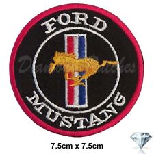 Ford mustang embroidery patch