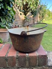 Antique Cast Iron Pot With Handle Dutch Oven Saucepan 8 Quart Clark & Co Reg 1