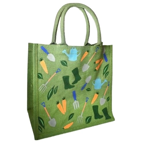 Gardening jute shopping bag - jute,