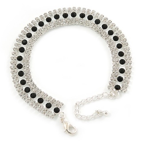 Clear black austrian crystal - black,