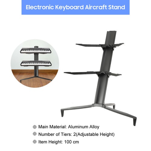 Double keyboard stand tier - keyboard,