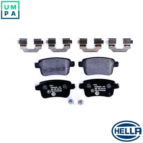 Brake pad set disc - pad,