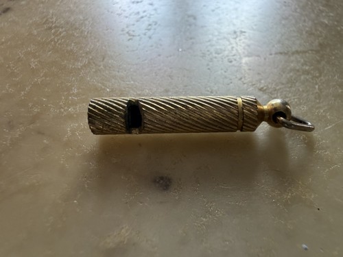 Vtg gold tone miniature - vtg,