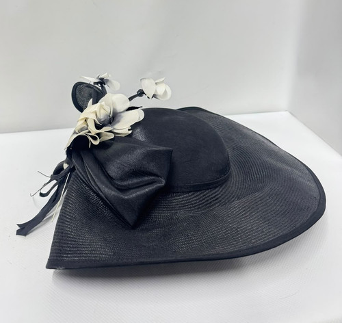 Kangol design black wide brim - design,