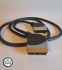 Hitachi Scart to Scart Cable 1.5m Gold Plated for High-Quality Video
