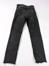 M & S The Sophia Straight Black Stretch Jeans Size 8 Reg W26 L27