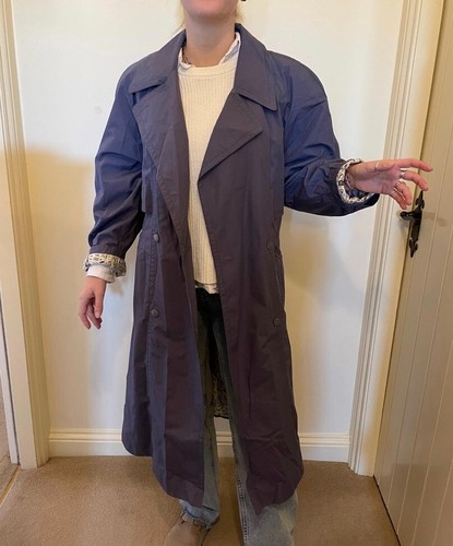 Grey ravens vintage trench - ravens,