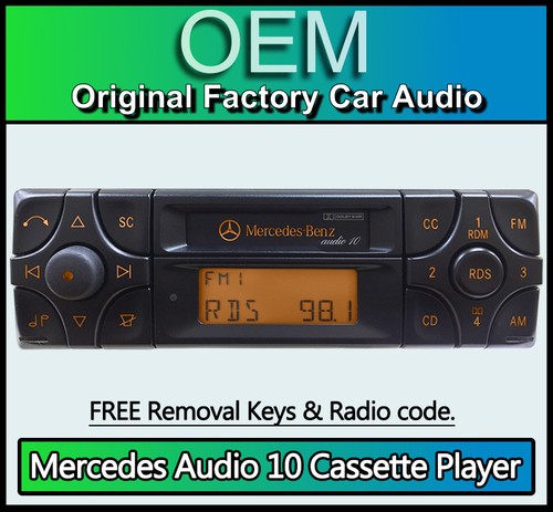 Mercedes audio cassette - sl, 10