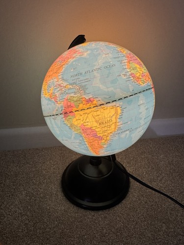 Light lamp world globe - light-up,