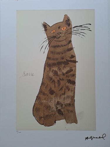 Andy warhol signed lithograph - andy,
