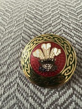 Prince Of Wales Three Feathers Brooch