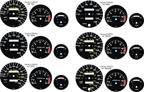 Yamaha tdr 250 - yamaha, speedo