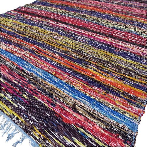 153 90cm luxury rag rug - 153,