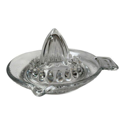 Vintage glass lemon juicer - lemon,