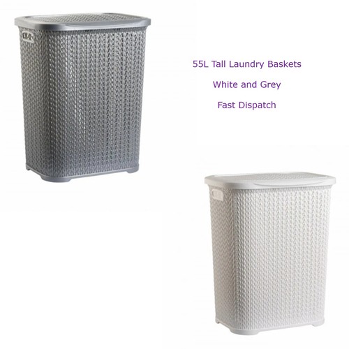 Large plastic laundry - plastic, basket