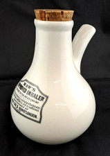 Antique Porcelain Medicinal Steam Inhaler (Maw's) with cork stopper