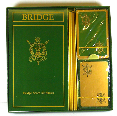 Harrods crest vintage bridge - vintage,