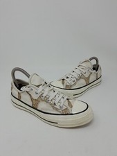 Converse All Star UK 5 Chuck 70 Low Ox Metallic Gold Glitter leather 