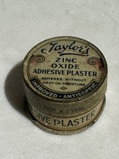 Vintage Tin Of C. Taylor’s Zinc Oxide Adhesive Plasters