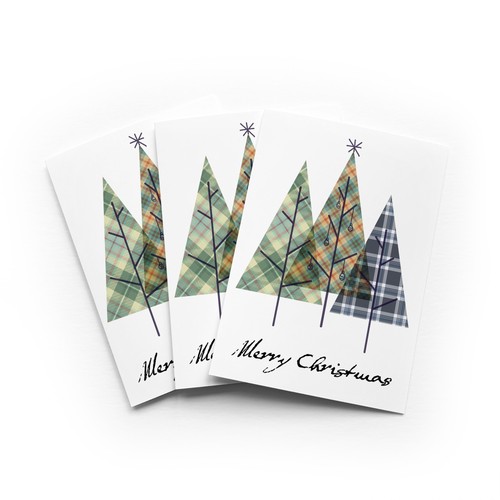 Tartan trees scottish - tartan,