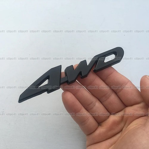 Black car 4wd - 4wd, badge