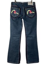 Vintage Evisu Straight Leg Jeans W32” L33” Dark Wash Watermark