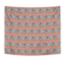 Komondor Dog Art Print Tapestry-