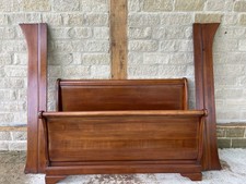 And So To Bed 5’ King Size Brigitte Forestier Cherry Wood Sleigh Bed  £4.5kRrp