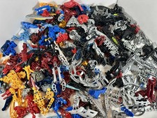 1kg job lot bundle of Bionicle/Hero factory parts including Masks - Bag no. 3