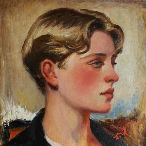 Original oil painting vintage - original,