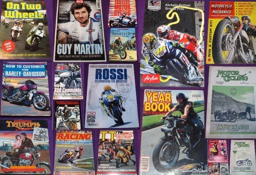 Motorcycle books magazines - motorcycle, books,