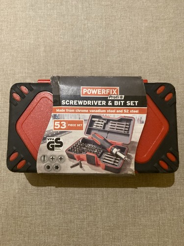 Powerfix screwdriver and bit - and,