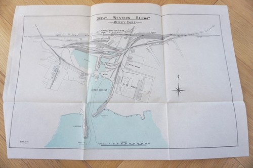 1932 gwr burry port docks - burry,