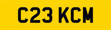 OLD PRIVATE CAR REG NUMBER