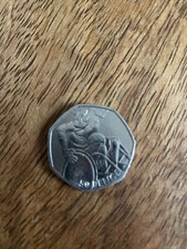 2011 Olympic Paralympic Wheelchair Paralympic basketball 50p coin