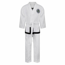ITF Taekwondo Ultra Light Weight Black Belt Fighters Uniform Suits Gi Training